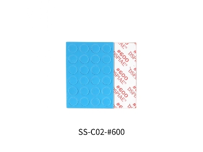 Ss-c02-600 Self Adhesive Sponge Sanding Disc 10mm #600 (24pcs) - image 1