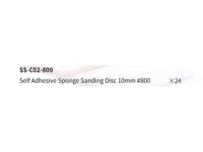 Ss-c02-800 Self Adhesive Sponge Sanding Disc 10mm #800 (24pcs) - image 9