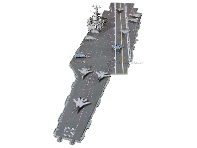 Cvn-65 Deck, Section #d Deck + F-14a Vf-32 "the Swordsmen" - image 7