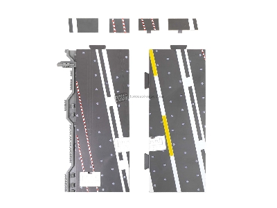 Cvn-65 Deck, Section #h Deck + F-14a Iriaf, Buno.160353 (3-6079), Tactical Fighter Base 8, Khatami, 1984 Asia Minor Camouflage -