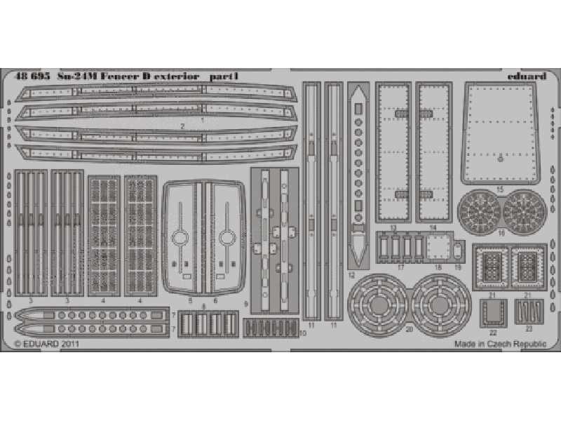 Su-24M Fencer D exterior 1/48 - Trumpeter - image 1