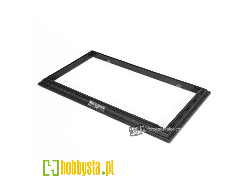 Display Base Frames (Medium Size) 353mm X 200mm X 17mm - Blackwood (3 Metal Nameplates) - image 1