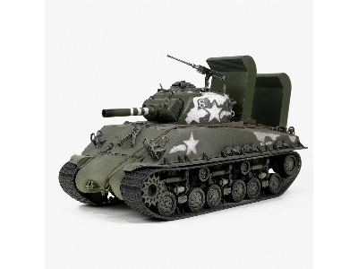 U.S. Medium Tank Sherman M4e8 (105) Hvss With Deep Wading Gear (Engine Plus Series) - image 4
