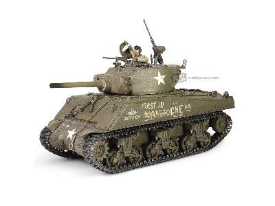 U.S. Medium Tank Sherman M4a3e2 (75) Jumbo 'cobra King' (Engine Plus Series) - image 1