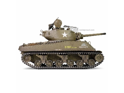 U.S. Medium Tank Sherman M4a3e2 (75) Jumbo 'cobra King' (Engine Plus Series) - image 7