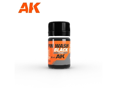 Ak326 Pin Wash - Black Enamel - image 1
