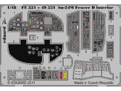 Su-24M Fencer D interior S. A. 1/48 - Trumpeter - image 2