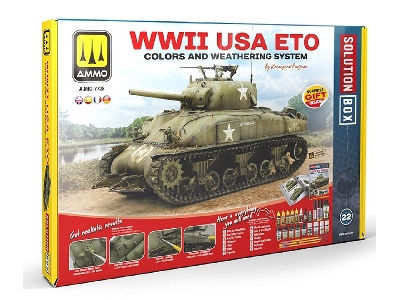 Solution Box 20 - Wwii Usa Eto - Colors And Weathering System - image 1