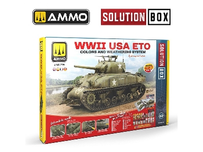 Solution Box 20 - Wwii Usa Eto - Colors And Weathering System - image 2