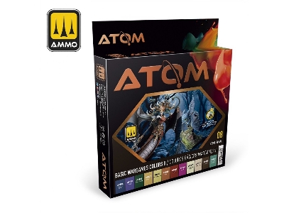 20707 Atom Basic Wargames Colors Ii Set - image 1