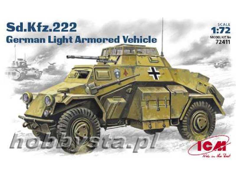 Sd.Kfz 222 German Light Armored Vehicle - image 1