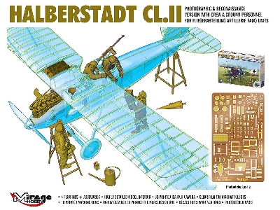 Halberstadt Cl.Ii Wersja Zwiadowcza Fa(A) Wraz Z Zaĺogä I Mechanikami - image 3