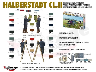 Halberstadt Cl.Ii Wersja Zwiadowcza Fa(A) Wraz Z Zaĺogä I Mechanikami - image 4