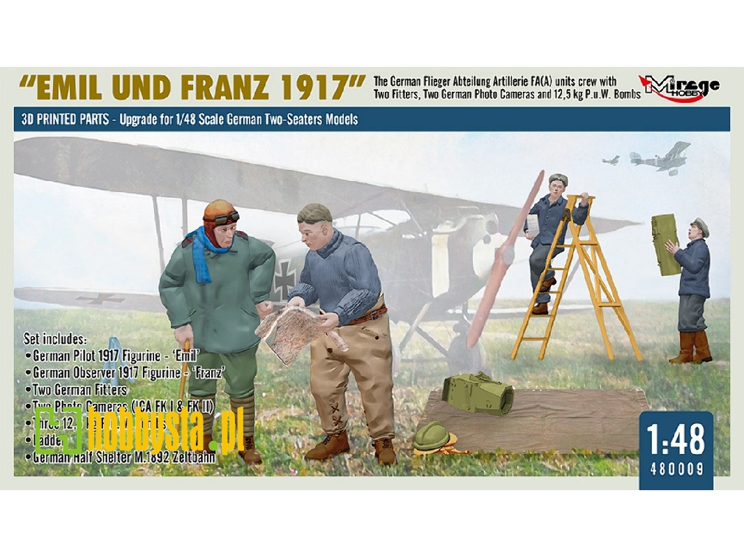 Wwi German Fa(A) Units Crew 'emil Und Franz 1917' With Equipment - image 1 Wwi German Fa(A) Units Crew 'emil Und Franz 1917' With Equipment - image 1