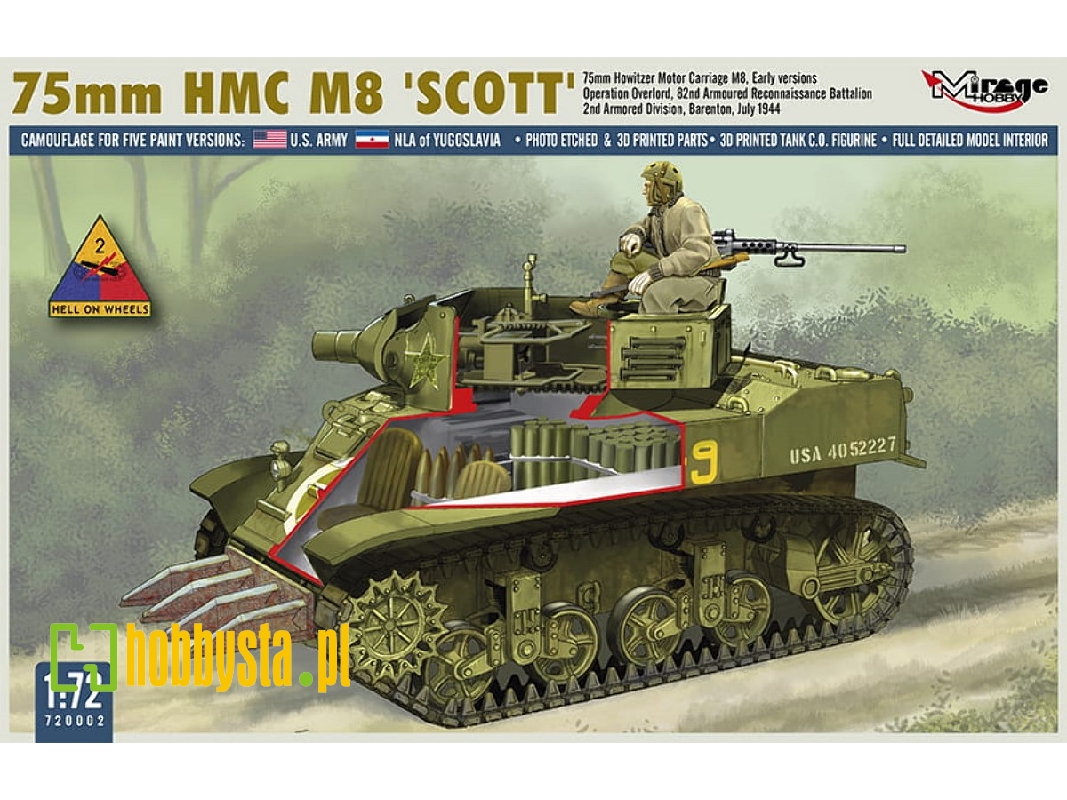 75mm Hmc M8 "scott" - image 1
