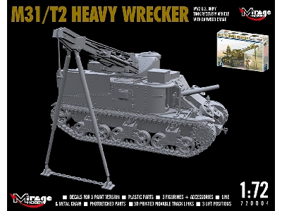 M31/T2 Heavy Wrecker, Ww2 U.S. Army Tank Recovery Vehicle With Garwood Crane - image 2