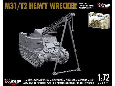 M31/T2 Heavy Wrecker, Ww2 U.S. Army Tank Recovery Vehicle With Garwood Crane - image 4