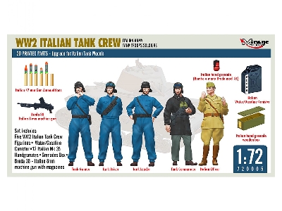 Ww2 Italian Tank Crew (Italian Army Tank Troops Soldiers) - image 1