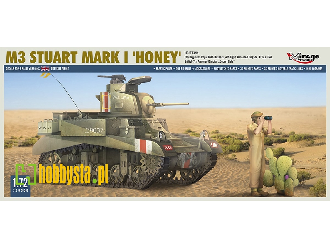 M3 Stuart Mk.I 'honey' Light Tank - image 1