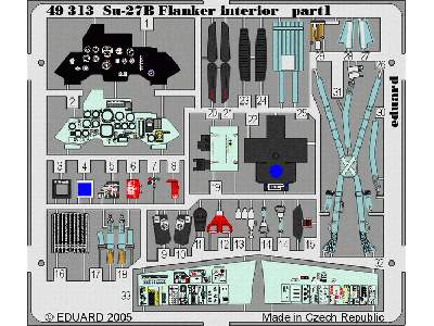 Su-27 Flanker B interior 1/48 - Academy Minicraft - image 2