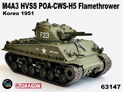 M4a3 Hvss Poa-cws-h5 Flamethrower Korea 1951 - image 3