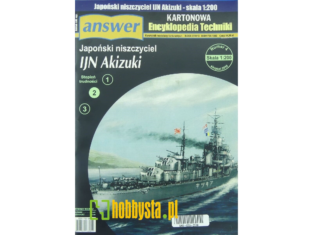 Japoński Niszczyciel Ijn Akizuki - image 1