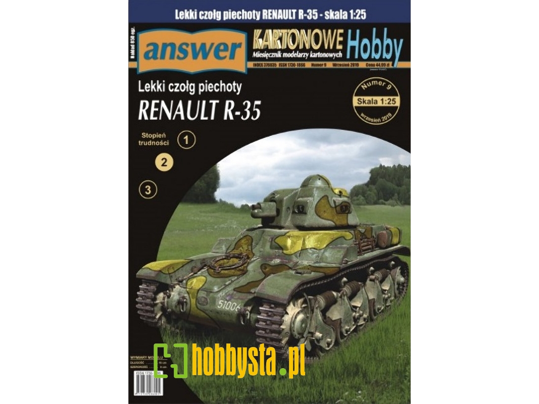 Lekki Czołg Piechoty Renault R-35 - image 1