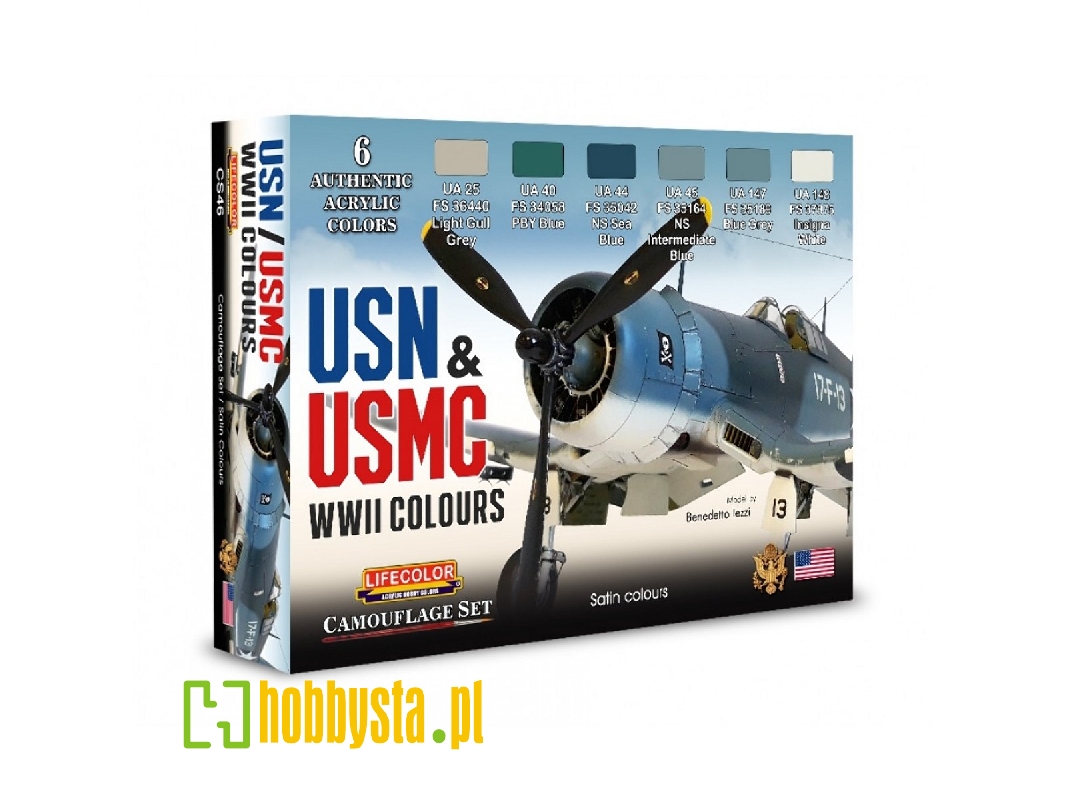 Cs46 - Us Navy & Usmc Wwii Aircrafts Colors - image 1 Cs46 - Us Navy & Usmc Wwii Aircrafts Colors - image 1