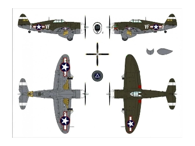 Republic P-47 C Thunderbolt With Ferry Tank - image 3