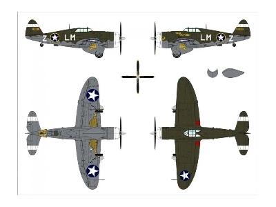 Republic P-47 C Thunderbolt With Ferry Tank - image 4