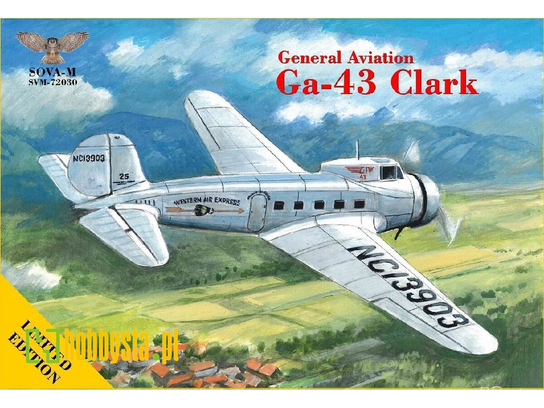 General Aviation Ga-43 Clark Western Air Express - image 1