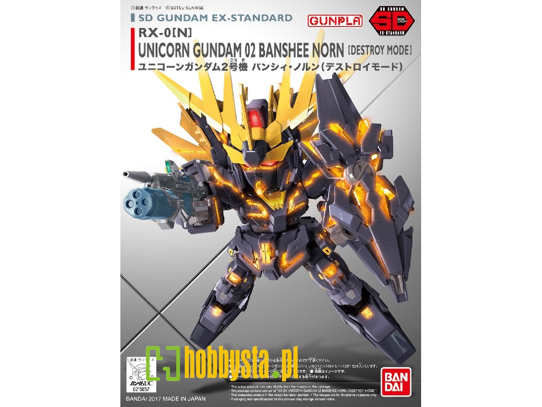 Rx-0[n] Unicorn Gundam 02 Banshee Norn (Destroy Mode) - image 1