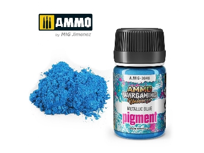 3046 Metallic Blue Pigment - image 1