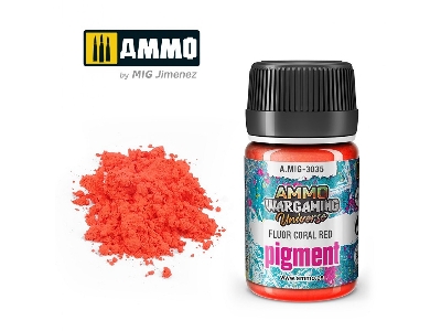 3035 Fluor Coral Red Pigment - image 1