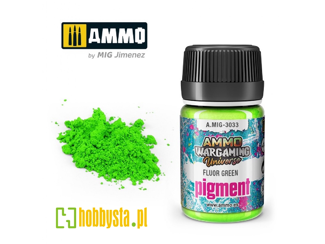 3033 Fluor Green Pigment - image 1