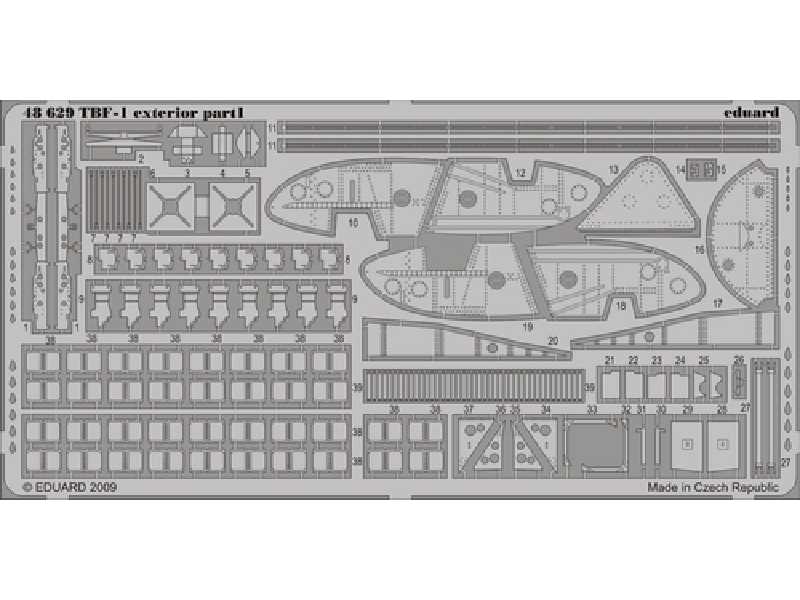 TBF-1 exterior 1/48 - Hobby Boss - image 1