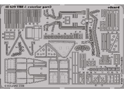 TBF-1 exterior 1/48 - Hobby Boss - image 3