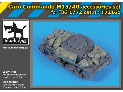 Caro Comando M13/40 - Accessories Set (For Ibg Models Kits) - image 6