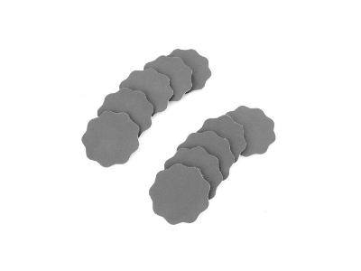 Superfine Scalloped 2500 Grit Pads (Velcro) 32 Mm (10 Pcs) - image 1