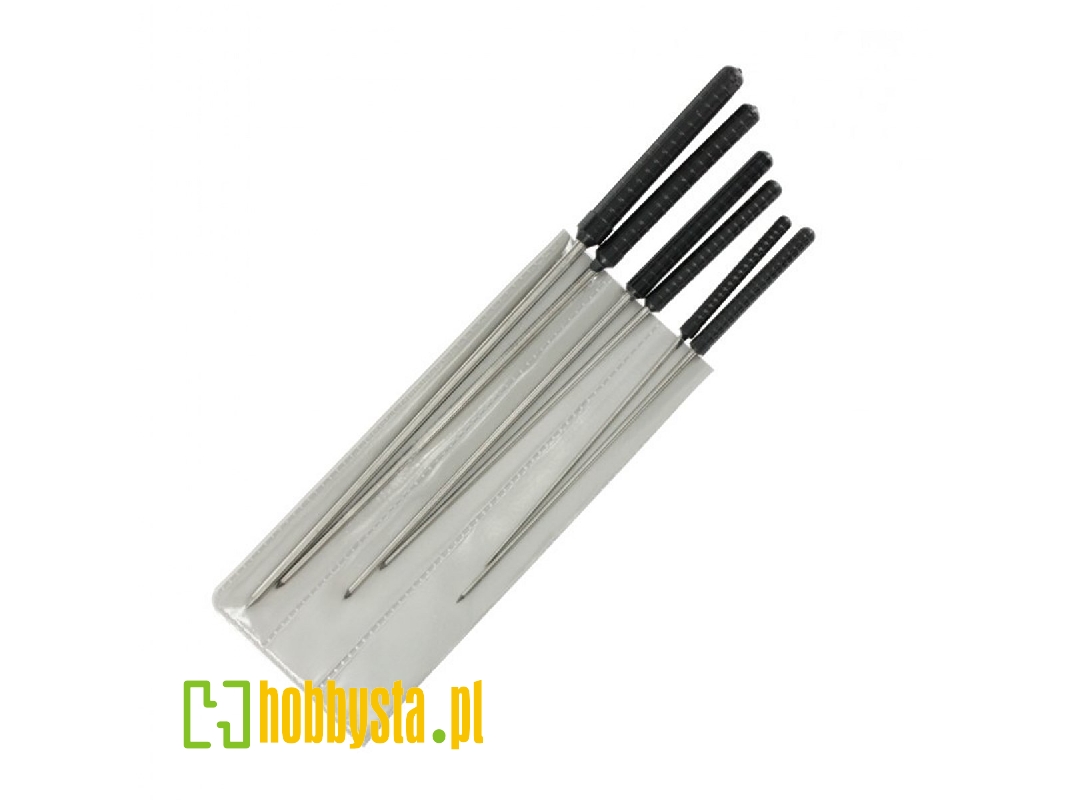 Smoothing Broach Set 1,2 - 3,0 Mm (6 Pcs) - image 1 Smoothing Broach Set 1,2 - 3,0 Mm (6 Pcs) - image 1