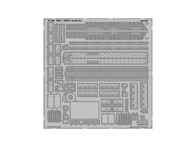 TBF-1/ TBM-3 bomb bay 1/48 - Hobby Boss - image 1 TBF-1/ TBM-3 bomb bay 1/48 - Hobby Boss - image 1