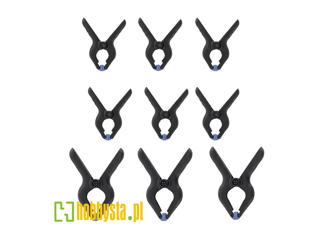 Nylon Grip Clamps Set (9 Pcs) - image 1