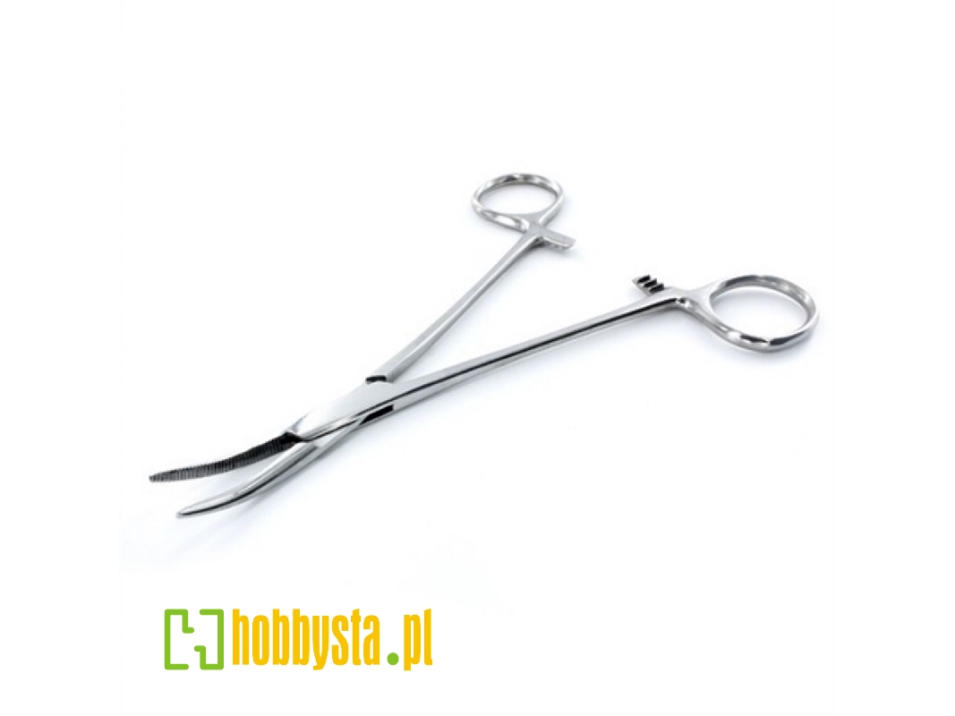 Locking Forceps - Curved (155 Mm) - image 1