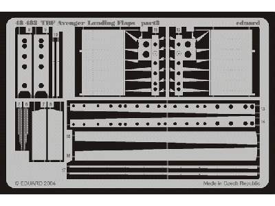 TBF landing flaps 1/48 - Accurate Miniatures - image 3