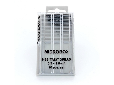 Microbox Hss Drill Set 0.3 - 1.6mm (20 Pcs) - image 1