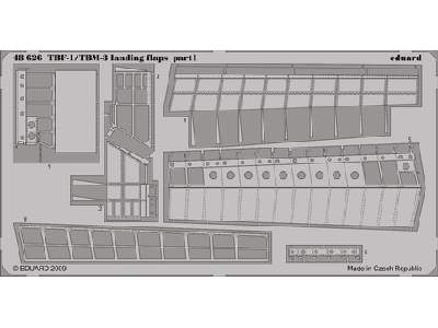 TBM-1/ TBF-3 landing flaps 1/48 - Hobby Boss - image 1