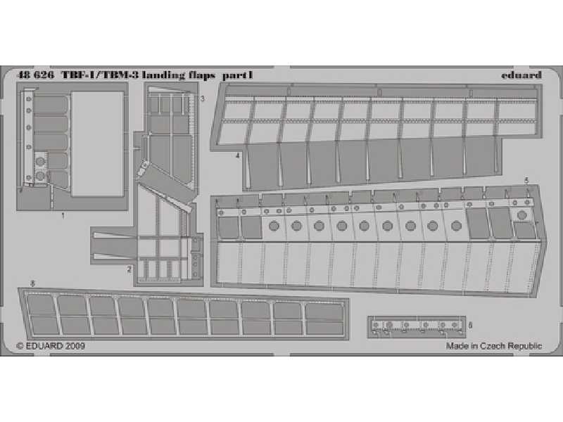 TBM-1/ TBF-3 landing flaps 1/48 - Hobby Boss - image 1