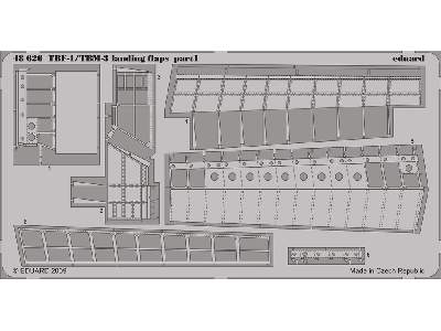 TBM-1/ TBF-3 landing flaps 1/48 - Hobby Boss - image 2
