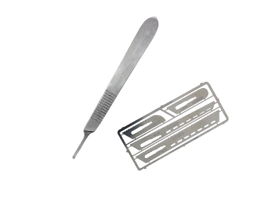 Precision Saw Set (0,12mm) With Scalpel Handle - image 1