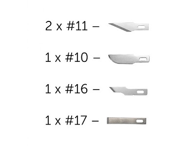 Assorted Blades For #1 Knife (5 Pcs) - image 1